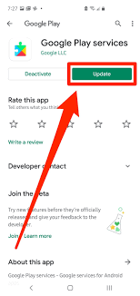 Update Google Play Services